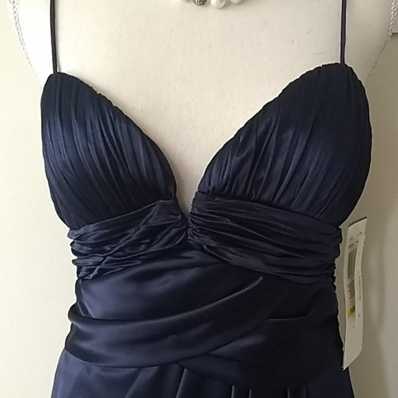 Nightway Collection NWT Navy blue dress size medium - Picture 2 of 7